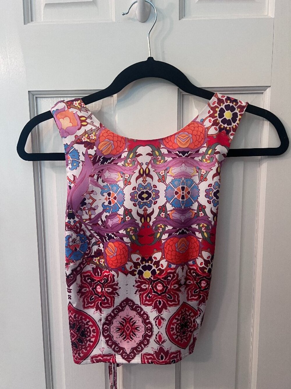 Never Fully Dressed lace up tank top size 6